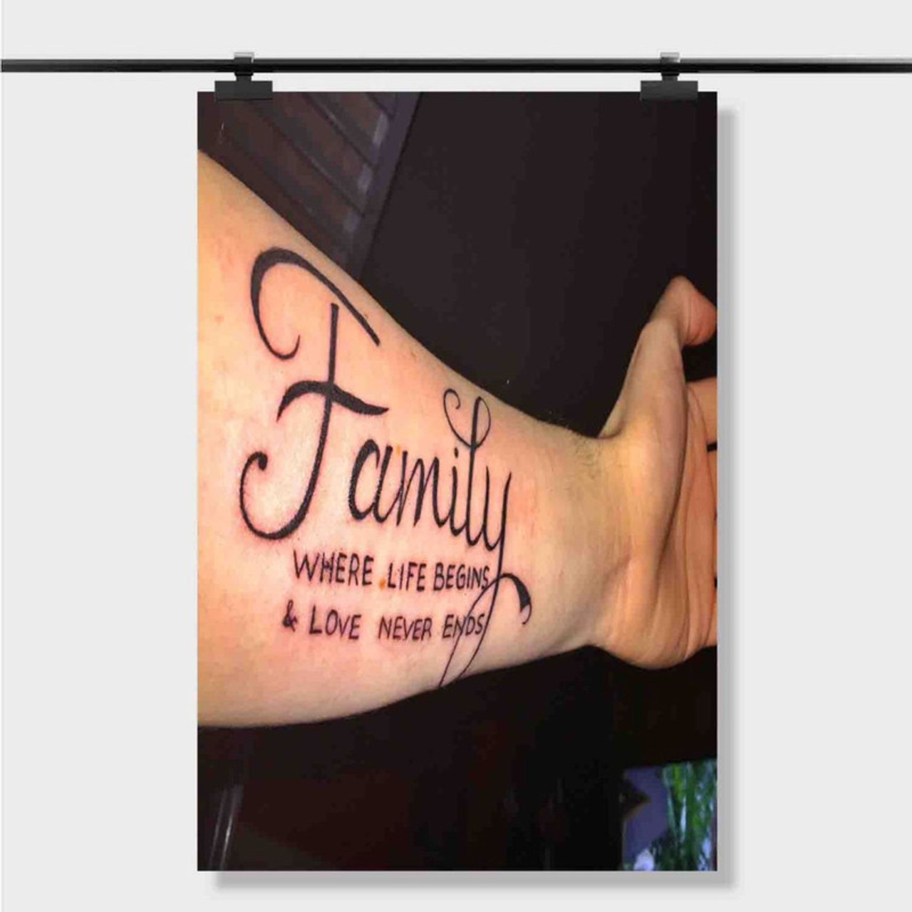 51 Meaningful Family Tattoos Ideas, Designs, and Quotes | Family tattoo  designs, Typography tattoo, Family tattoos