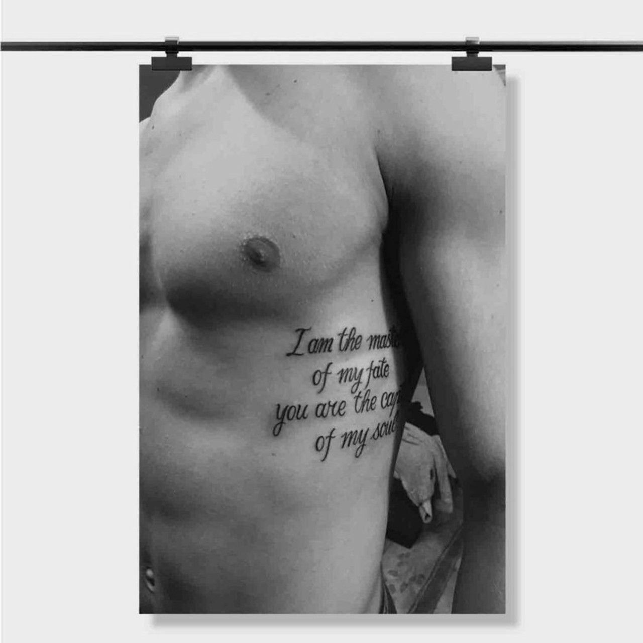 Toda Pasa Spanish quote rib lettering permanent tattoo - Tattookart