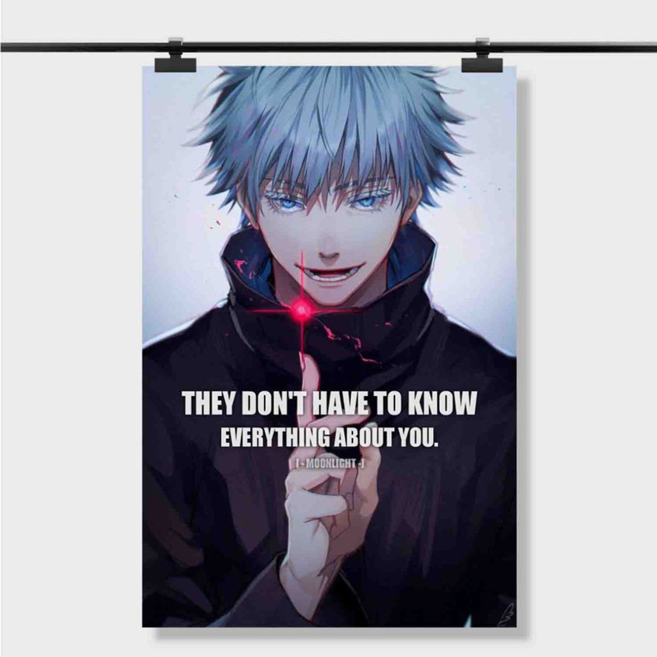 Pastele Best Most Badass Anime Quotes Custom Personalized Silk Poster Print  Wall Decor 20 x 13