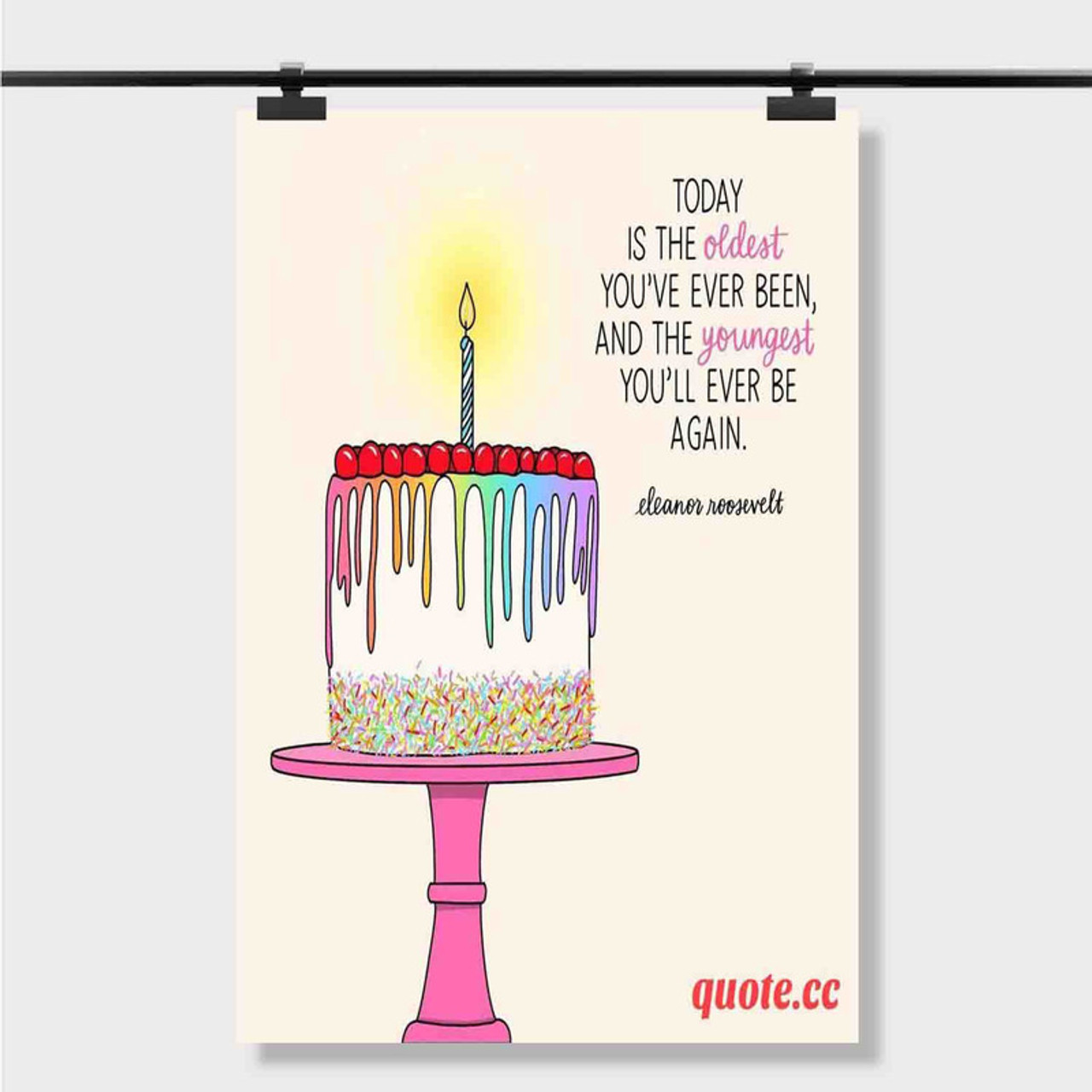 Birthday Cake Food Promotion Poster | CapCut Template