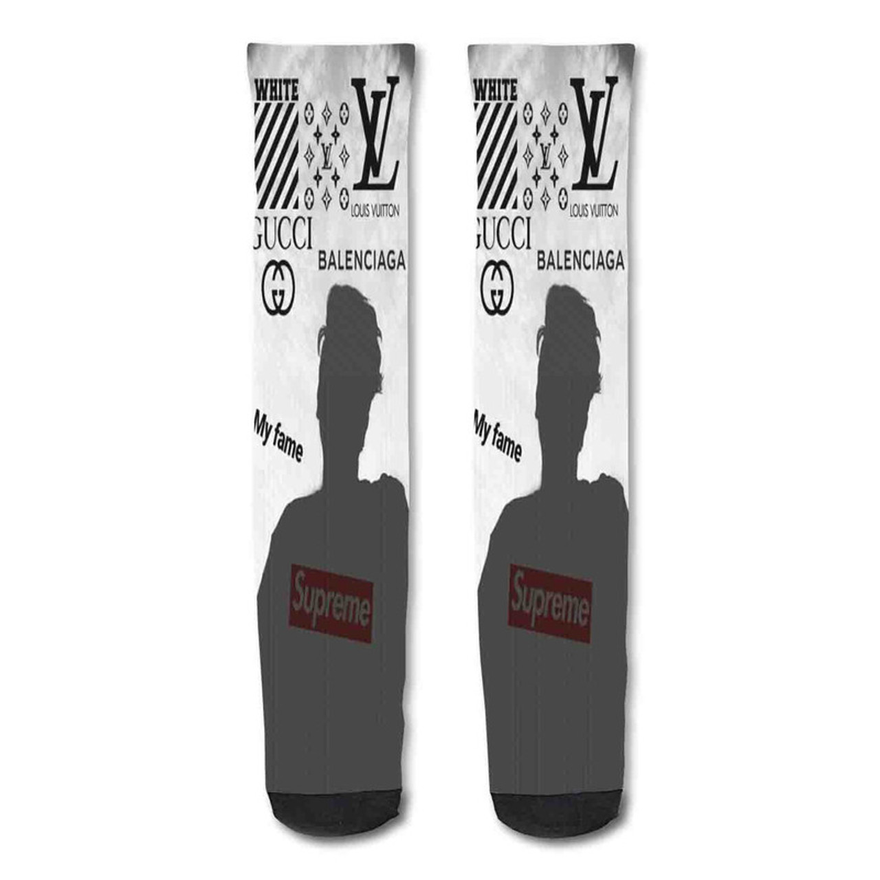 Louis Vuitton x Supreme Socks