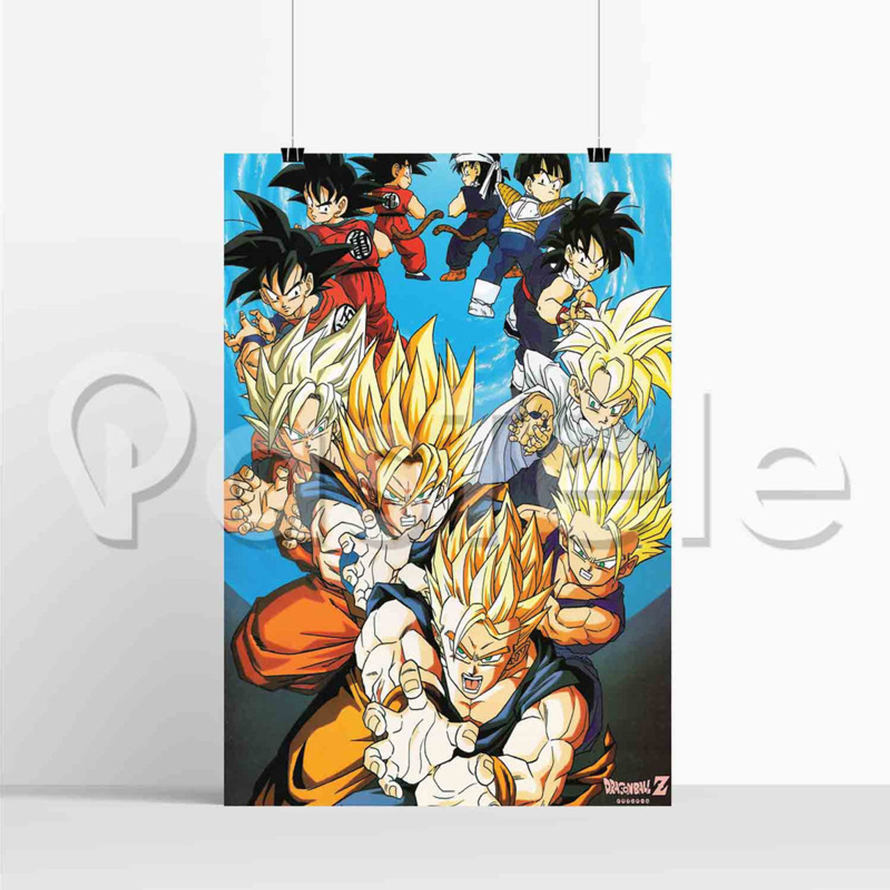 Goku Super Saiyan 3 Manga - Goku - Posters and Art Prints