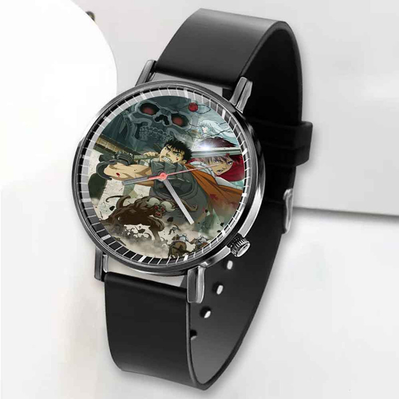 Pastele Berserk 1997 Watch Custom Unisex Black Quartz Watch Premium Gift  Box Watches