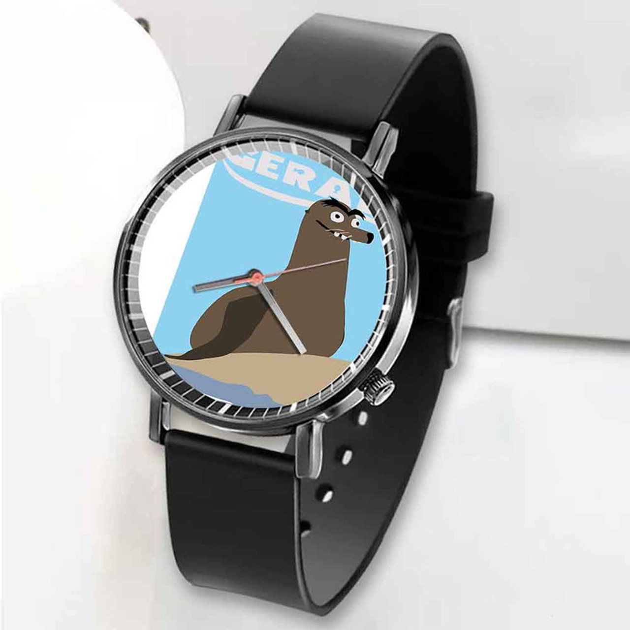 Pastele New Finding Dory Gerald Custom Unisex Black Quartz Watch Premium  Gift Box Watches