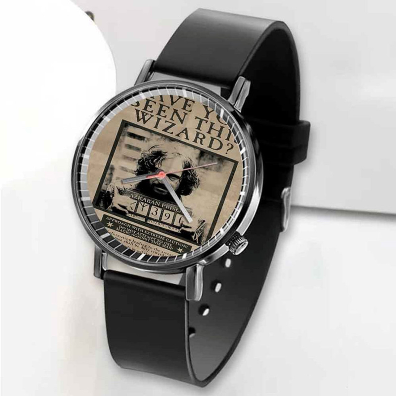 Pastele New Harry Potter Sirius Black Wanted Custom Unisex Black Quartz  Watch Premium Gift Box Watches