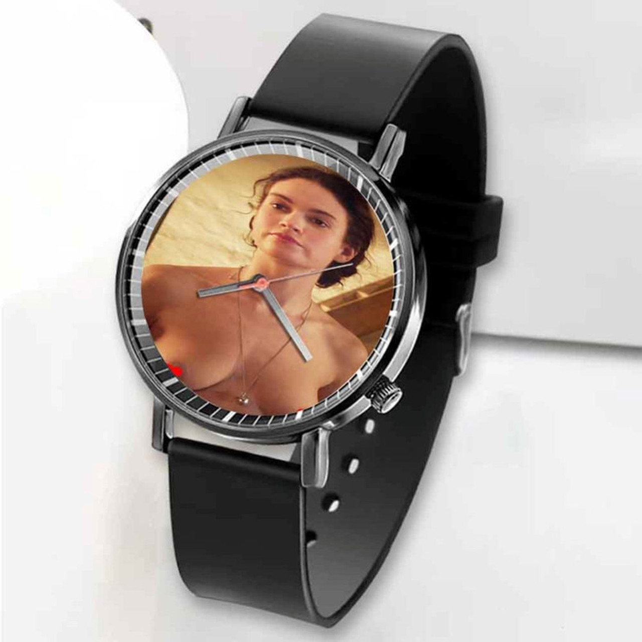 Buy Hmt Fashion Black Dial Black Leather Band Quartz Movement Wrist Watch  For Men And Boys B1402b Online In India At Discounted Prices