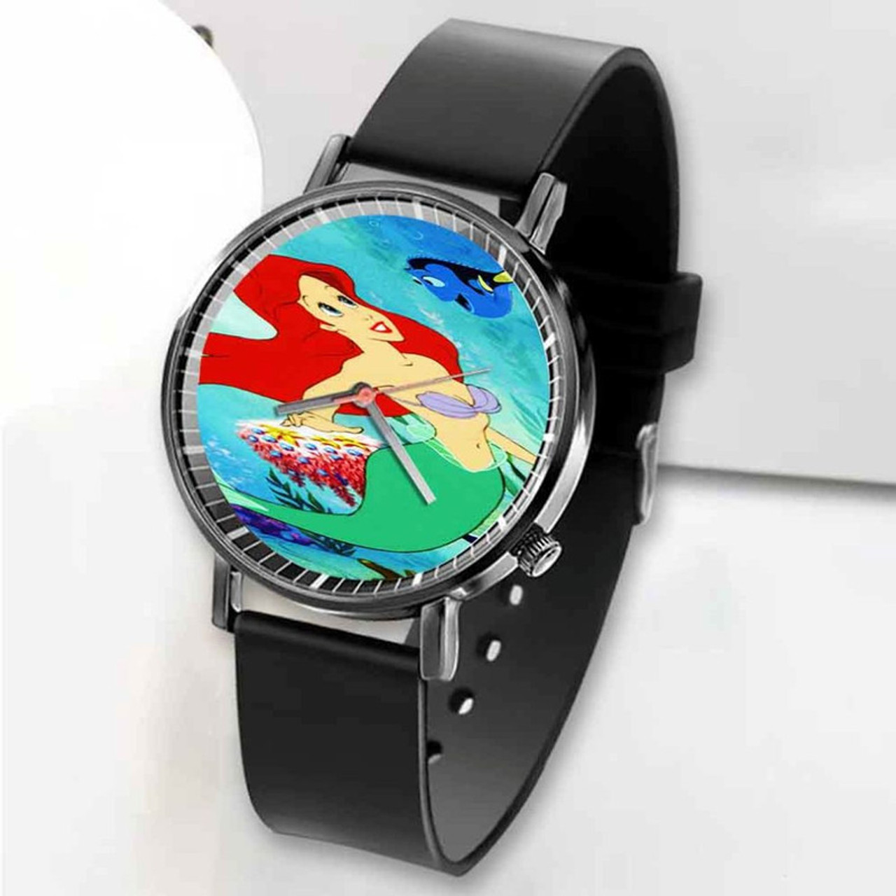 Disney The Little Mermaid Ariel & Flounder Smartwatch strap + face designs