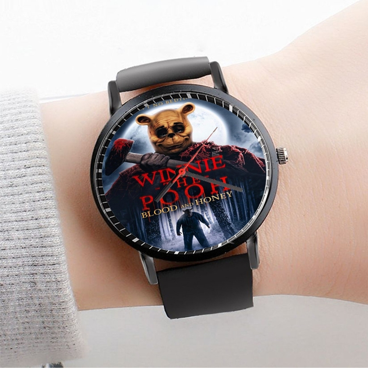 Pastele Winnie the Pooh Blood and Honey Custom Watch Awesome