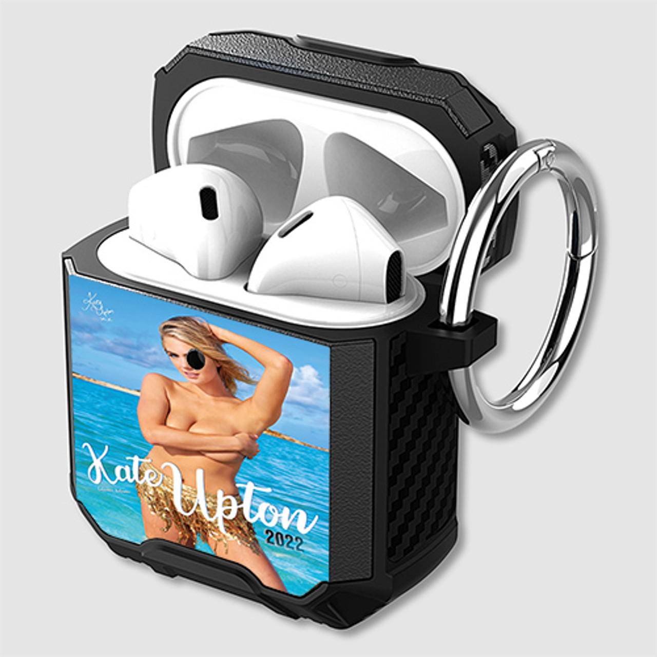 Pastele Kate Upton Custom Personalized AirPods Case Shockproof