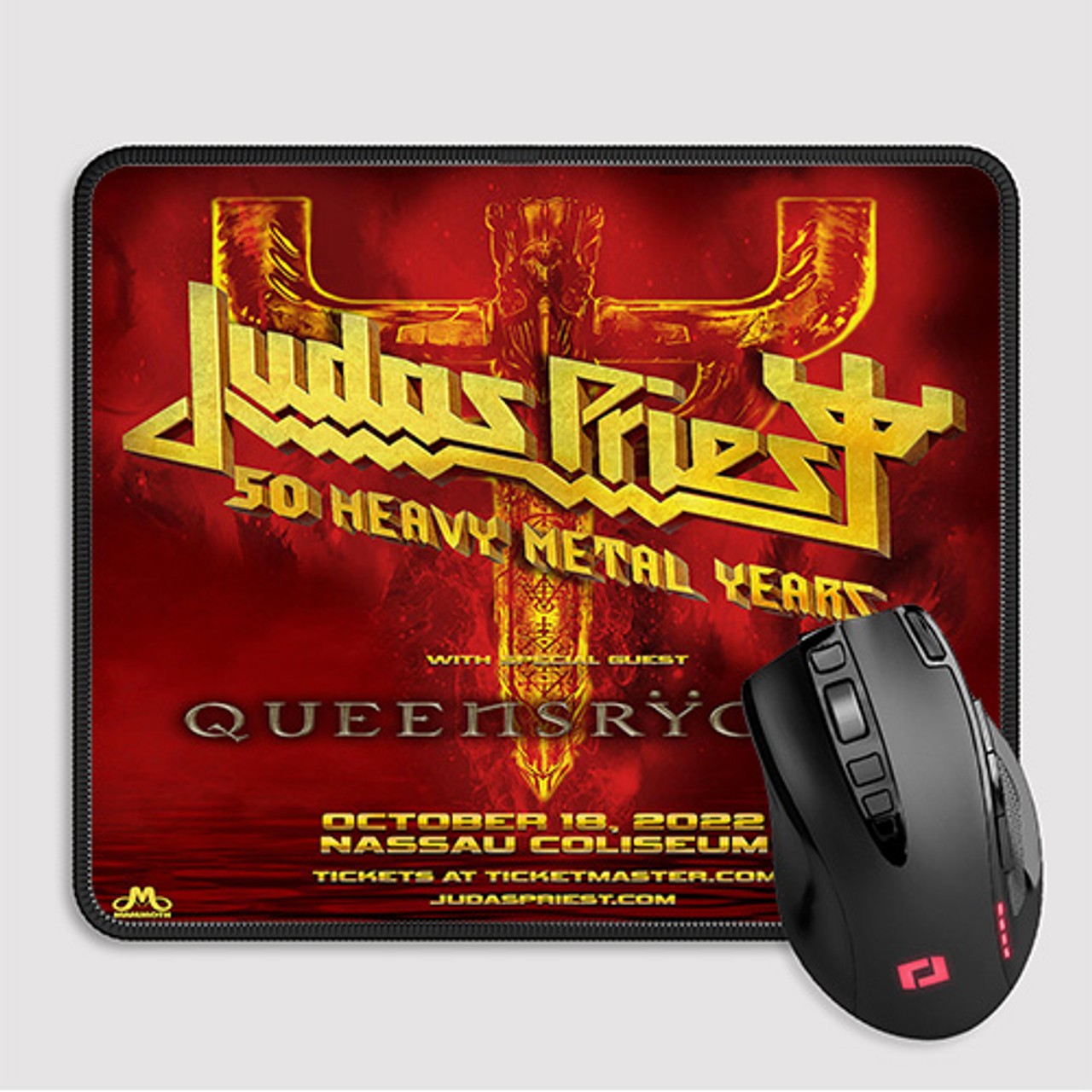 Pastele Judas Prieast 50 Heavy Metal Years Custom Mouse Pad Awesome  Personalized Printed Computer Mouse Pad