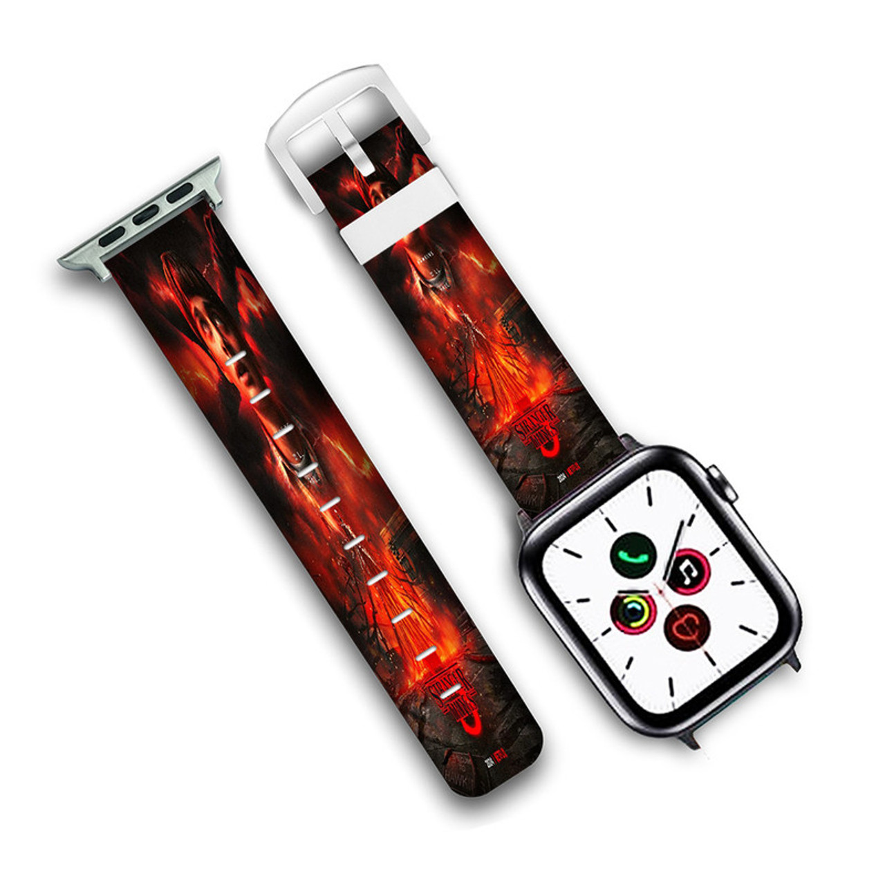 Pastele Stranger Things 5 Custom Apple Watch Band Awesome