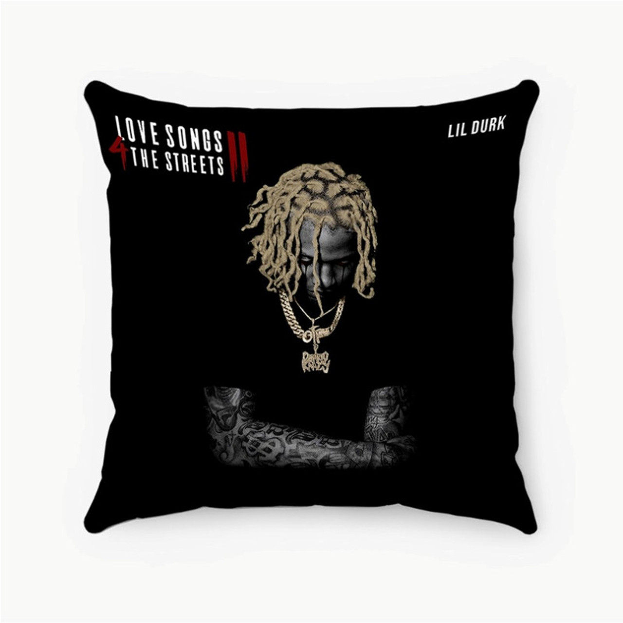 Pastele Lil Durk Prada You Custom Pillow Case Personalized Spun