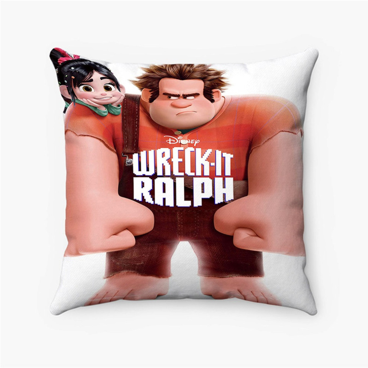 Pastele Wreck It Ralph Disney Custom Pillow Case Personalized Spun