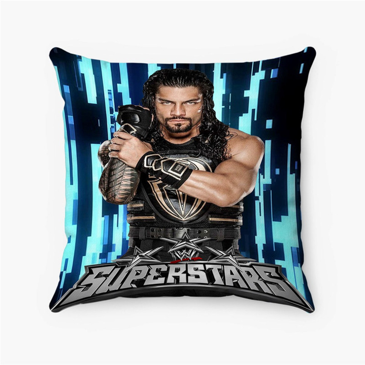 Pastele WWE Roman Reigns Custom Pillow Case Personalized Spun