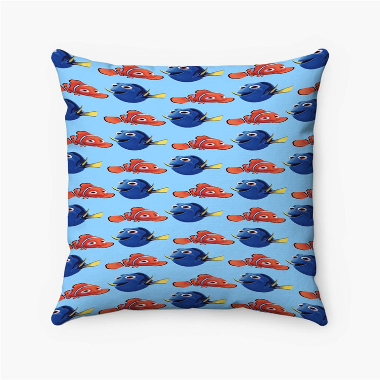 Pastele Disney Nemo and Dory Custom Pillow Case Personalized Spun