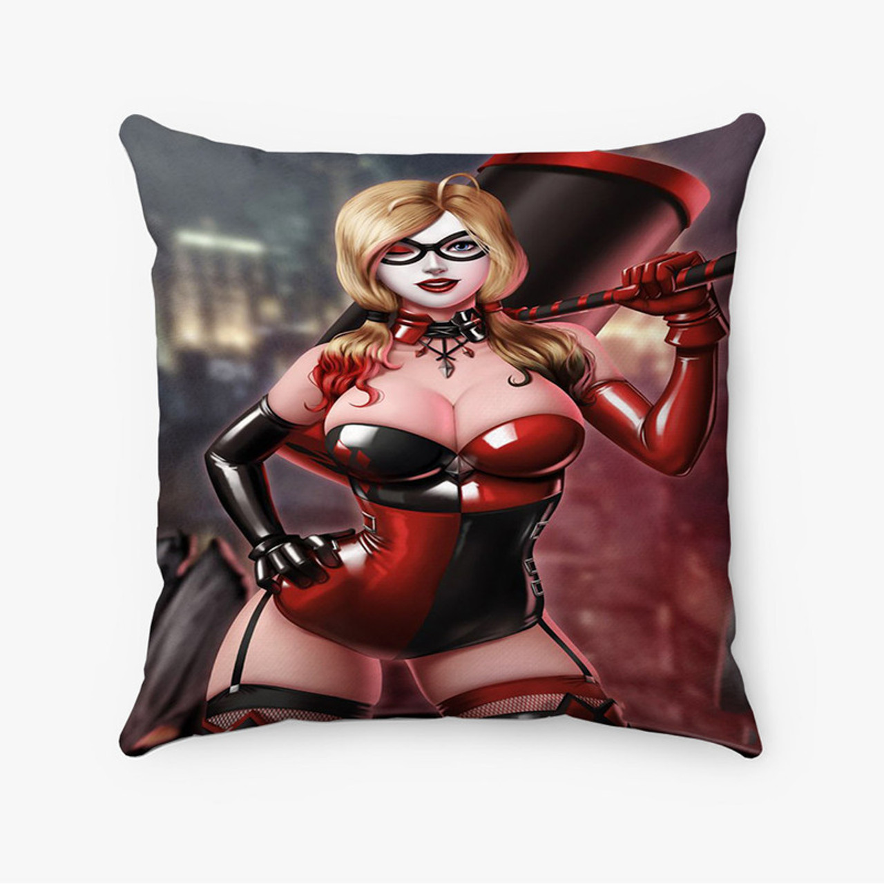 Pastele Harley Quinn Good New Custom Pillow Case Personalized Spun