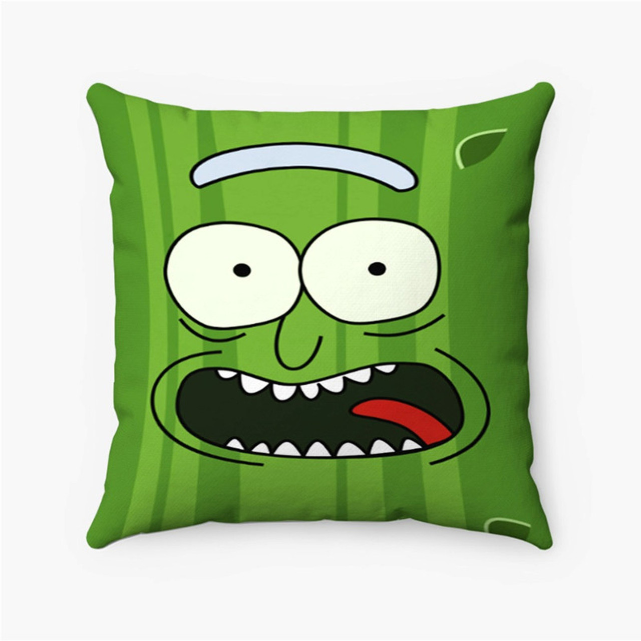 Pastele Pickle Rick Custom Pillow Case Personalized Spun Polyester