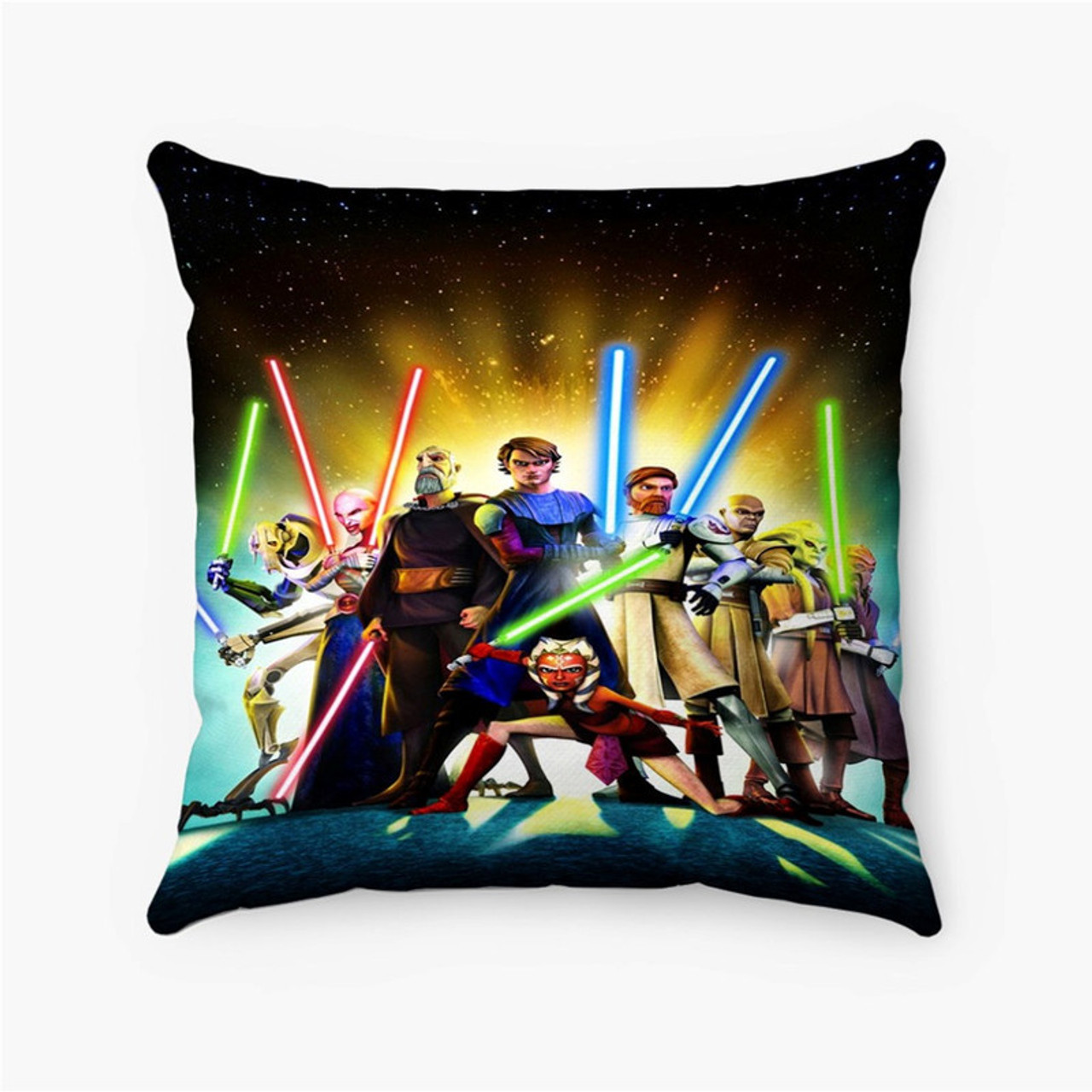 Pastele Star Wars The Clone Wars Light Sword Custom Pillow Case