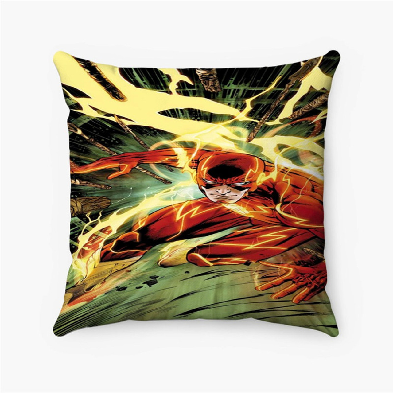 Pastele The Flash DC Comics Custom Pillow Case Personalized Spun