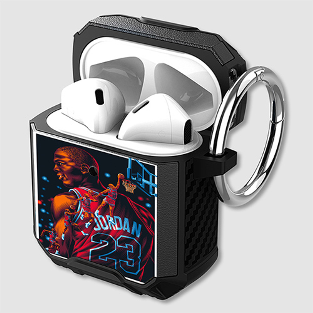 Pastele Michael Jordan Tribute Custom Personalized AirPods Case