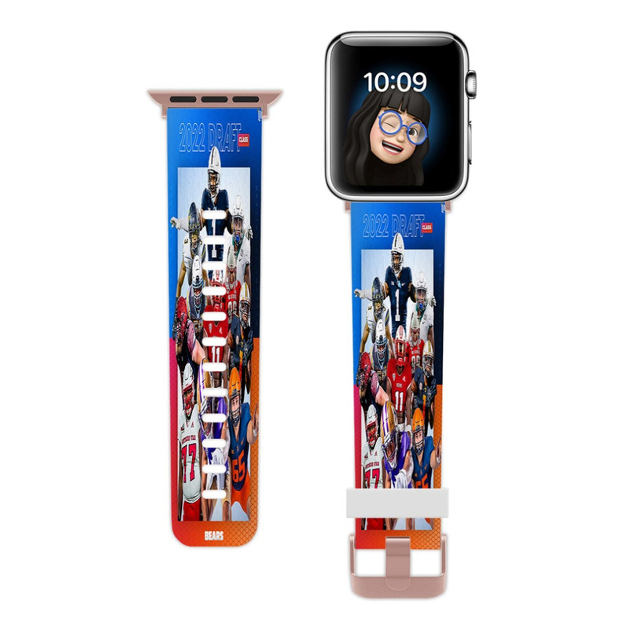 Pastele Chicago Bears NFL 2022 Custom Apple Watch Band Awesome