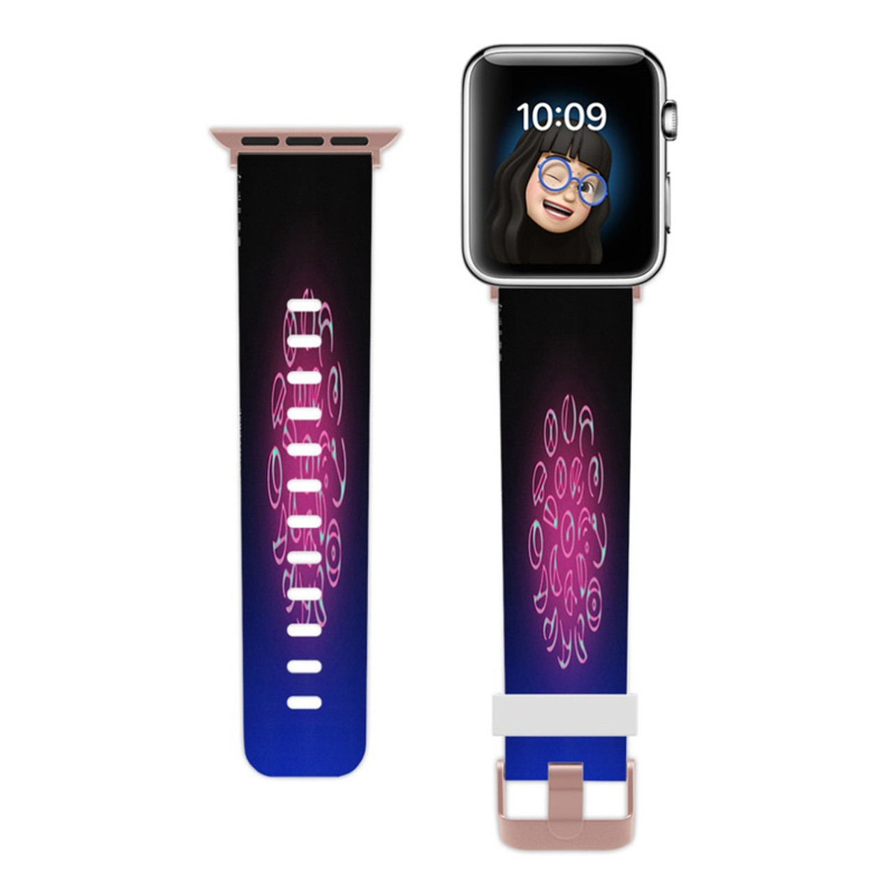 Pastele Coldplay and BTS My Universe Custom Apple Watch Band