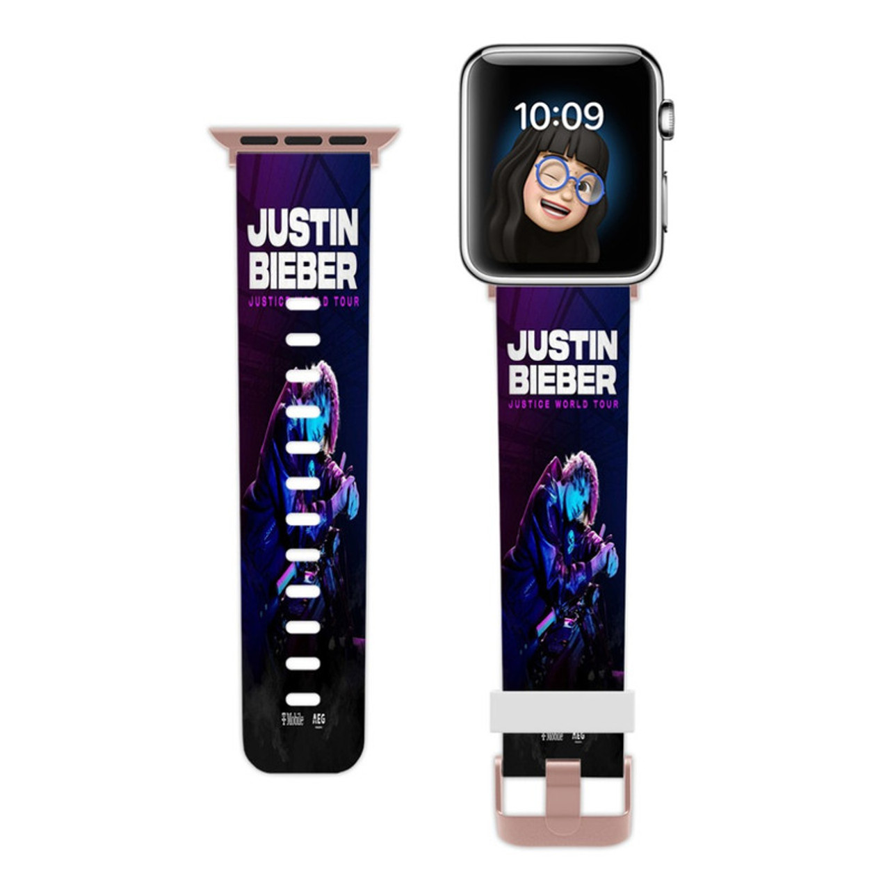 Pastele Justin Bieber Justice World Tour 2022 Custom Apple Watch Band  Awesome Personalized Genuine Leather Strap