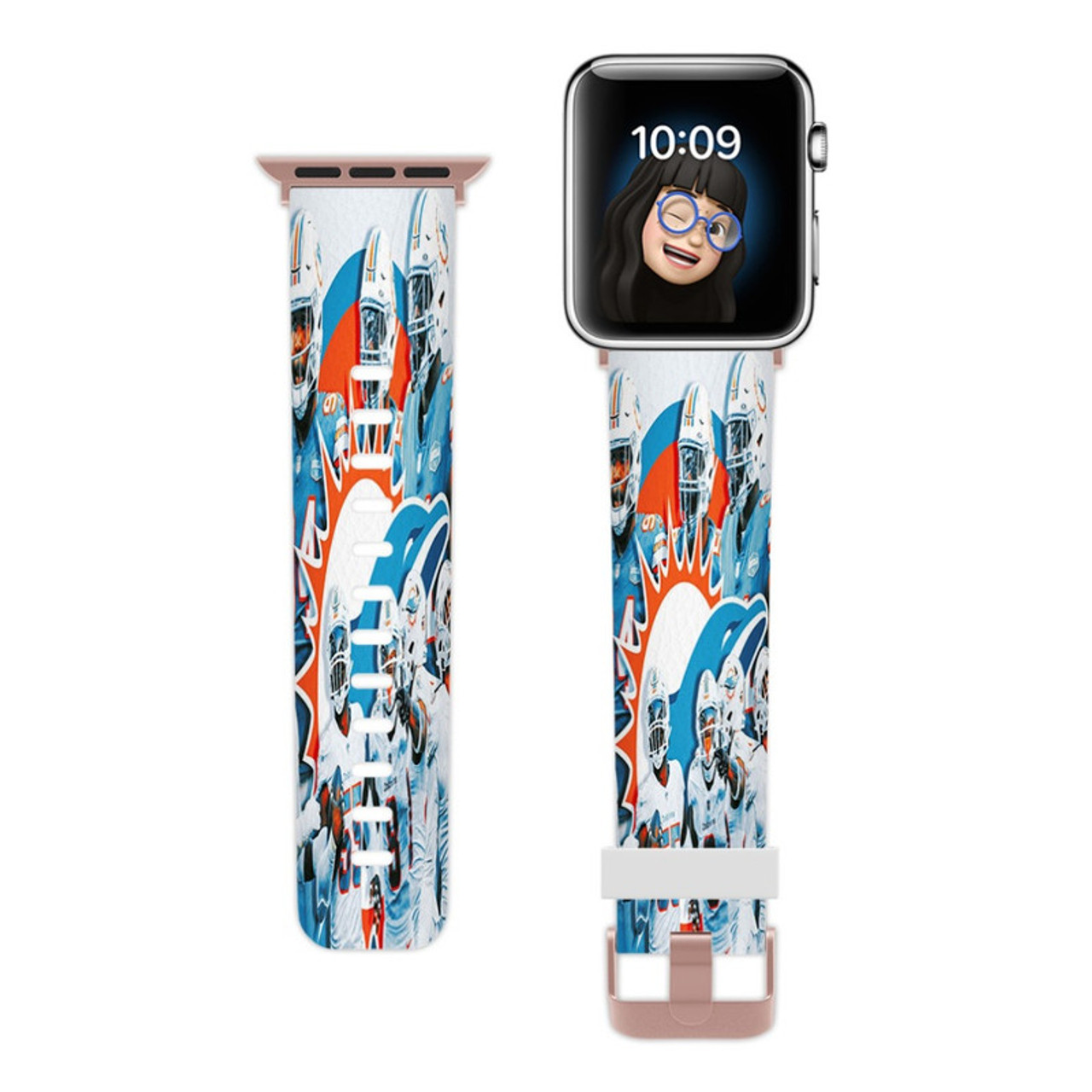 Pastele Miami Dolphins NFL 2022 Custom Apple Watch Band Awesome