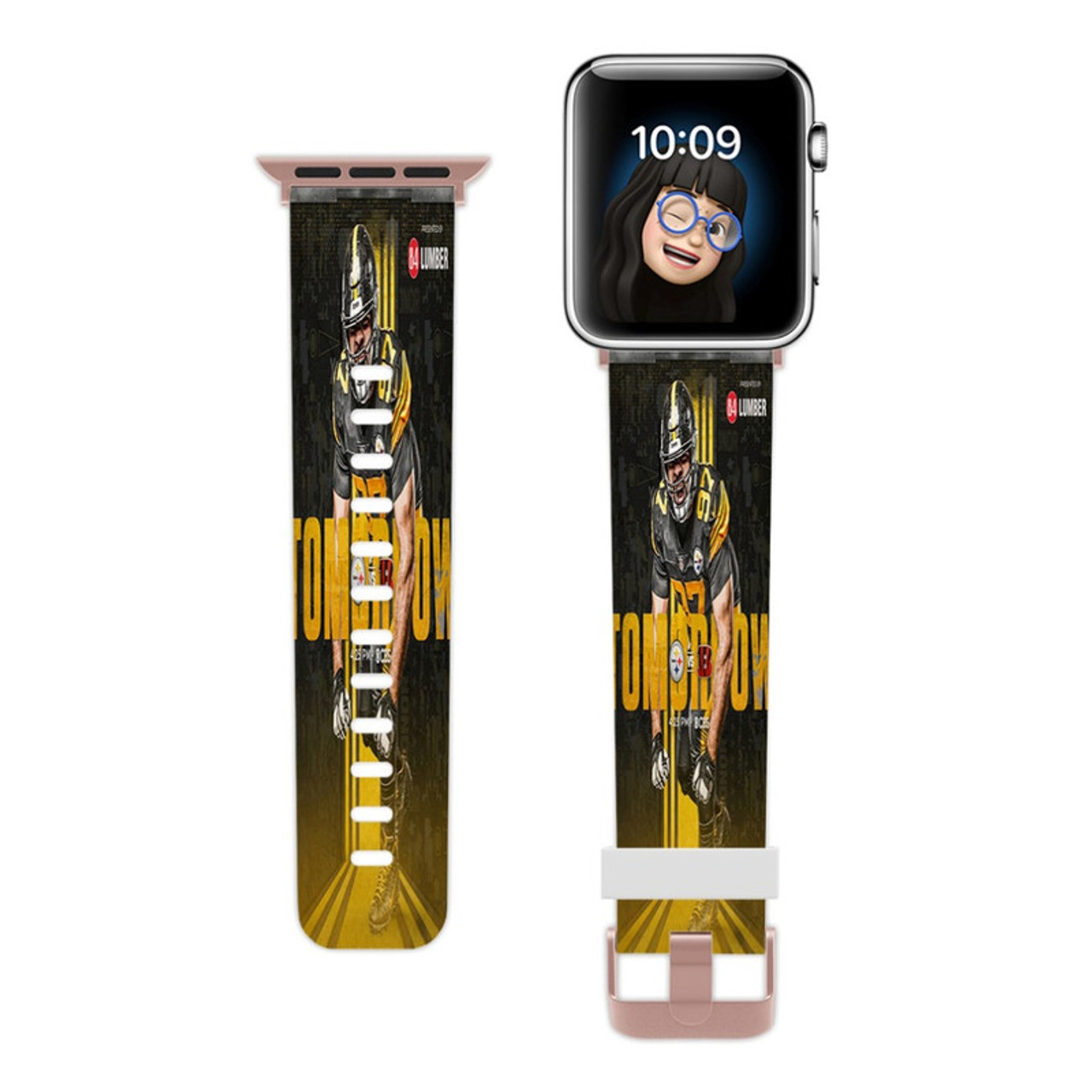 Pastele Pittsburgh Steelers NFL 2022 Custom Apple Watch Band