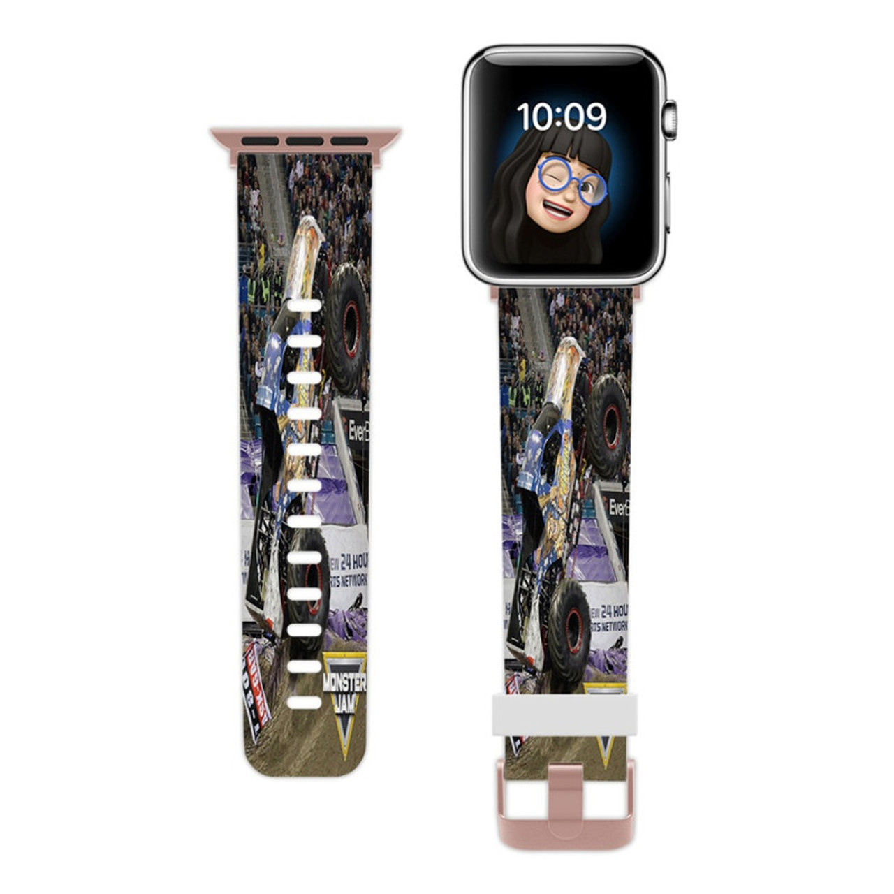 Pastele Stone Crusher Monster Truck Custom Apple Watch Band