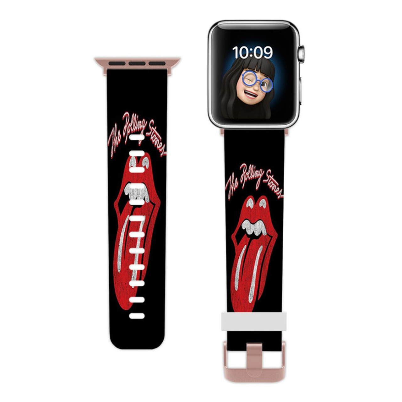 アクセサリー Rolling Stones Leather Patch Wrist Rolling Stones Leather Patch Wrist