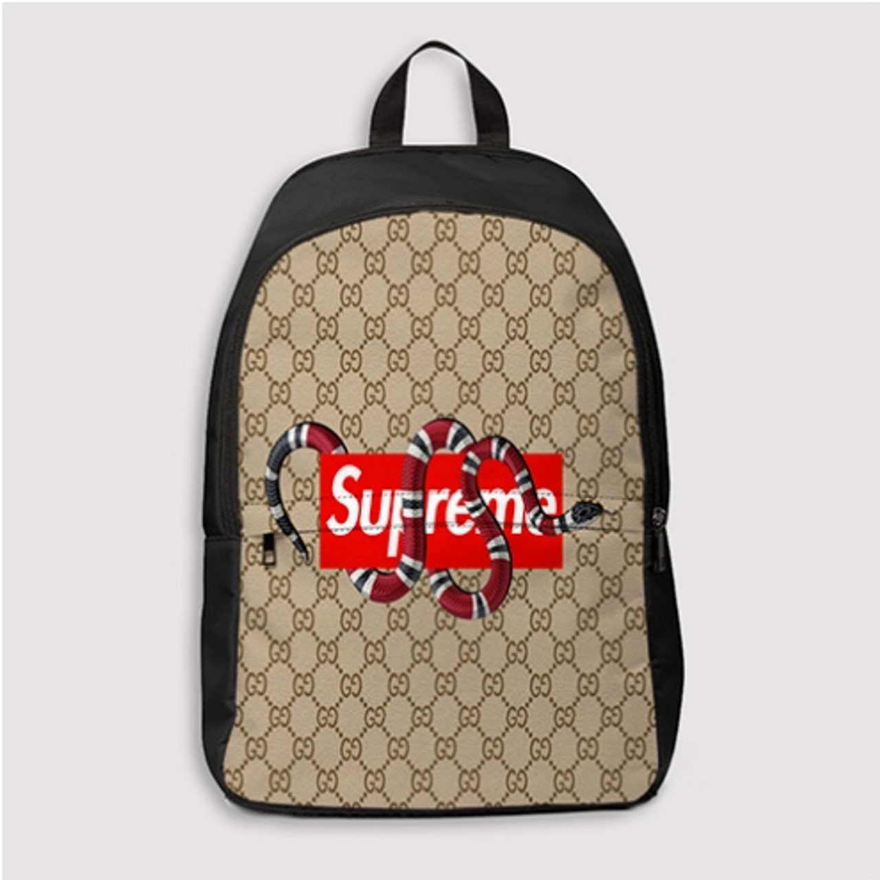 Pastele Gucci Snake Supreme Custom Backpack Personalized School