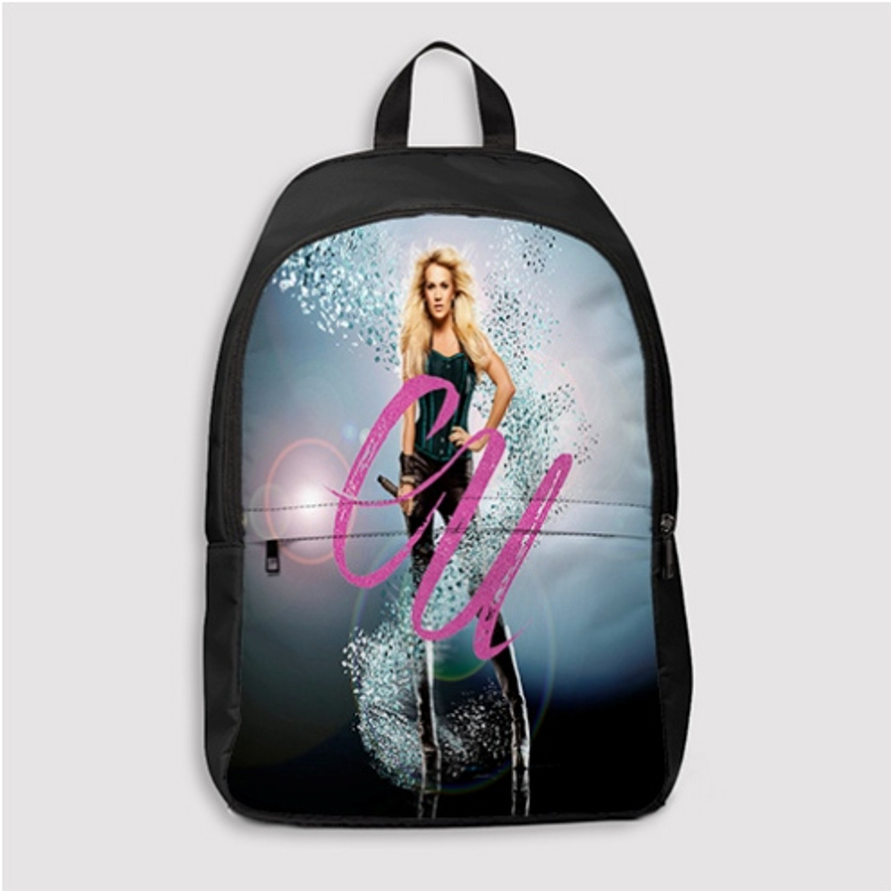 Pastele carrie underwood Custom Backpack Personalized School Bag