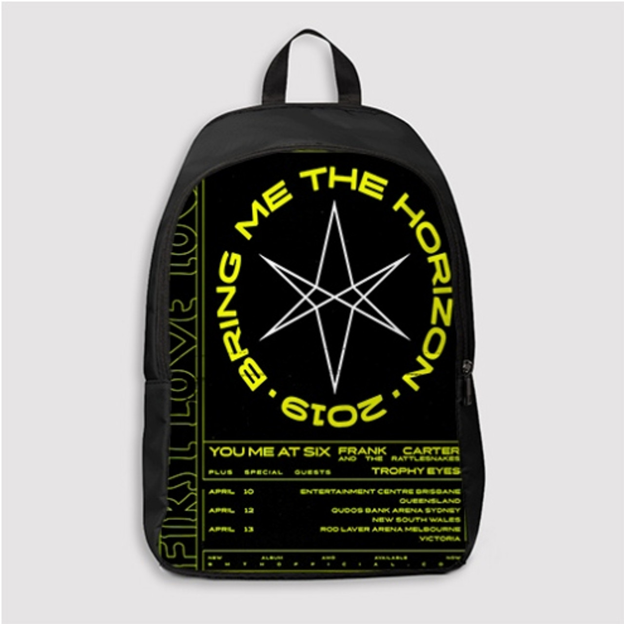 Pastele Bring Me The Horizon First Love Tour Custom Backpack