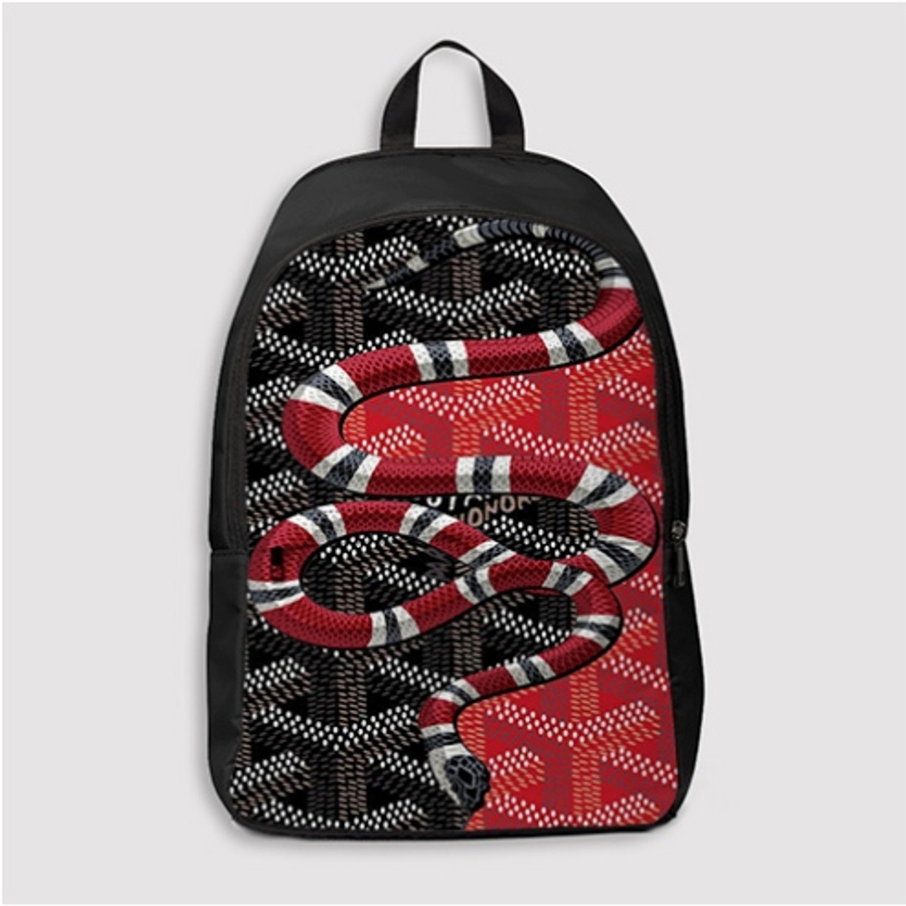 Pastele Gucci Snake Goyard Custom Backpack Personalized School Bag