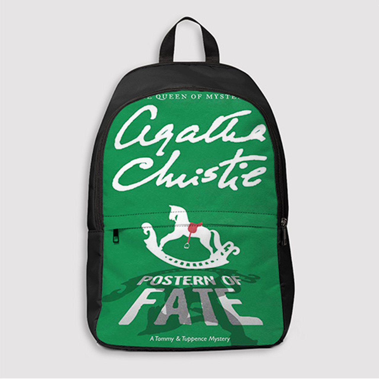 Pastele Postern Of Fate Agatha Christie Custom Backpack Awesome  Personalized School Bag Travel Bag Work Bag