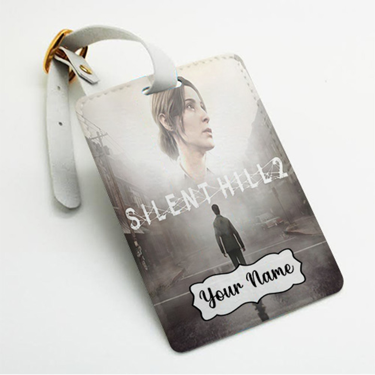  Personalized Name Luggage Tag w Strap