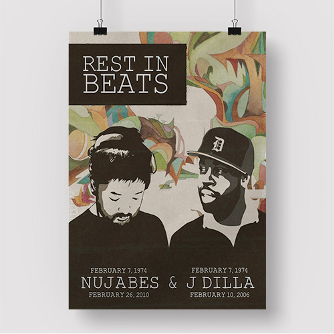 Pastele Nujabes and J Dilla Rest In Beats Custom AirPods Max Case Cover  Awesome Personalized Hard