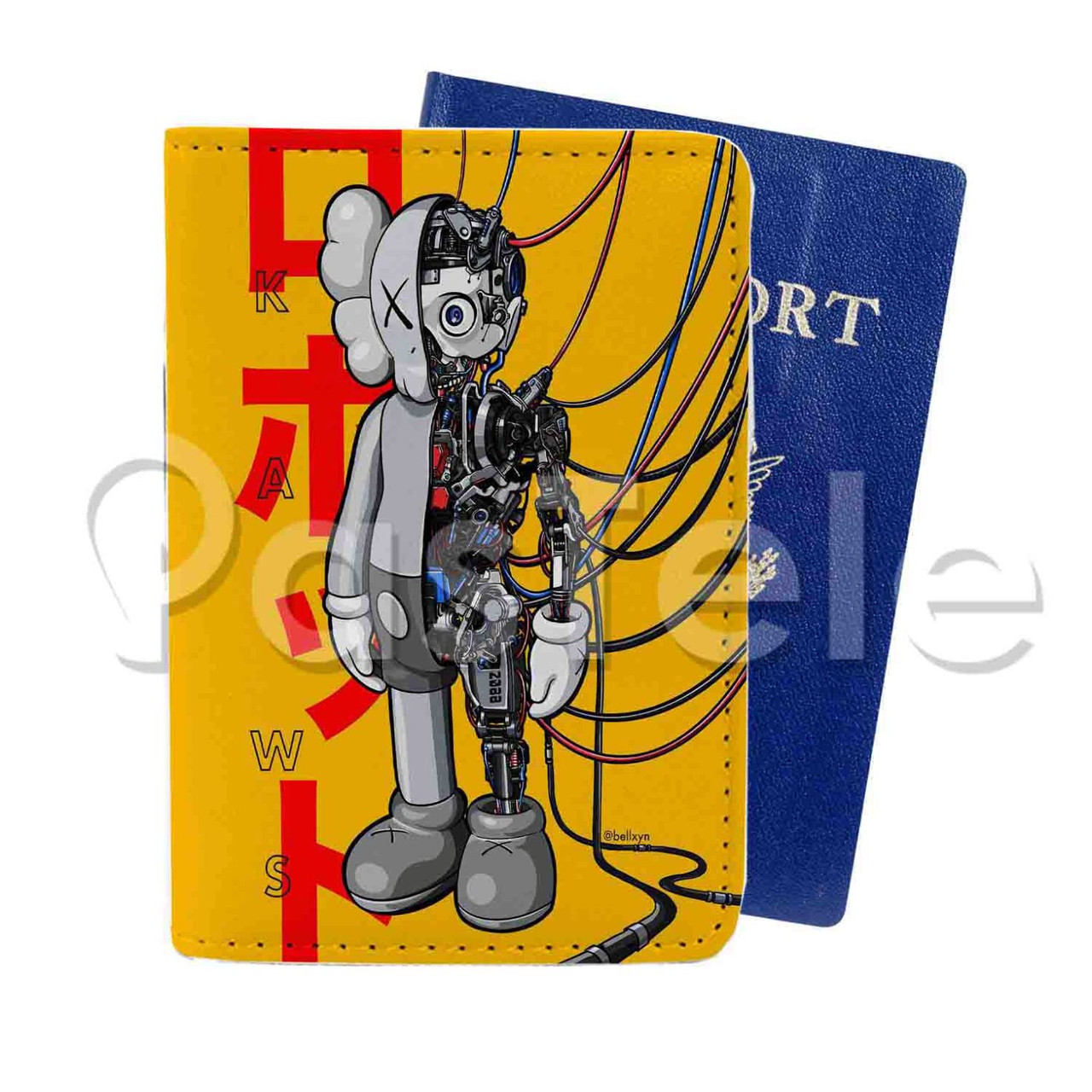 Personalized Cartoon Travel Passport Cover Wallet Purse Bag PU