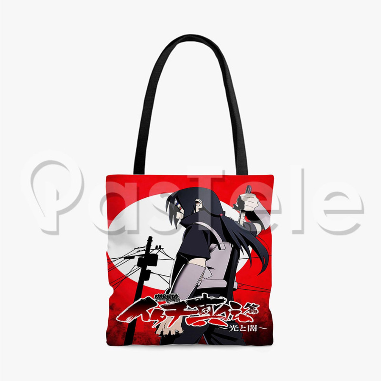 Naruto Parody Organic Tote Bag - Itachi and Kakashi (Funny Naruto Parody -  High Quality Tote Bag - Ref : 737)