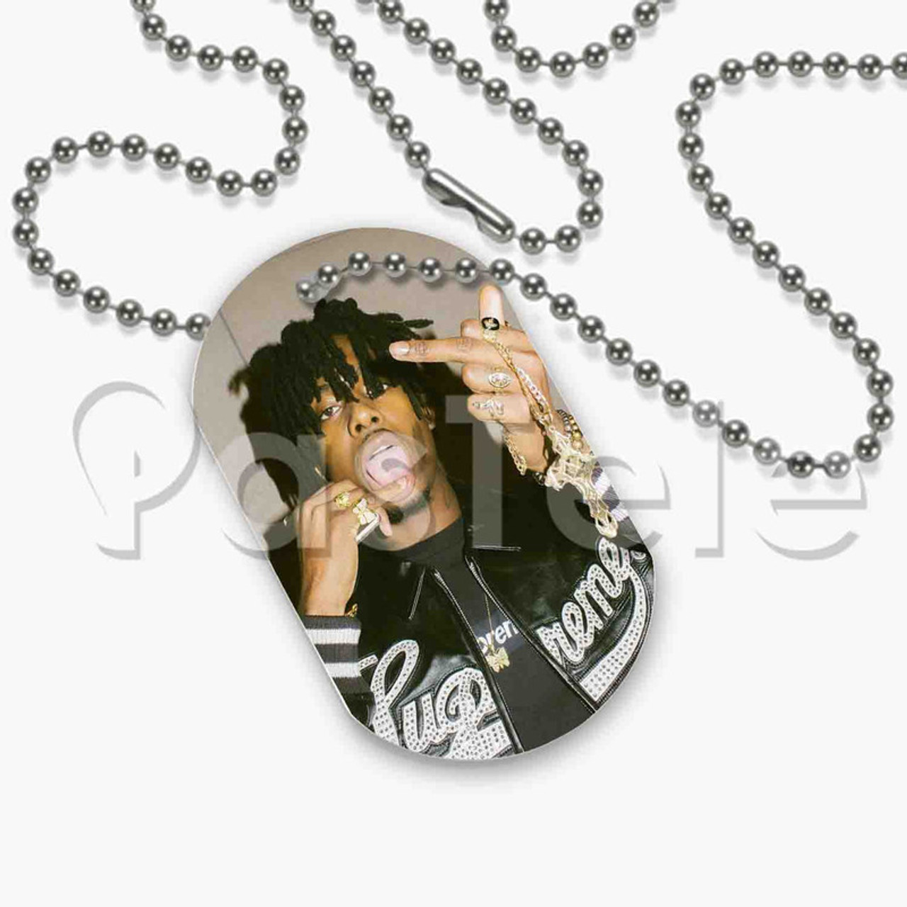 アクセサリー IAM Dog Tags Yubikey Playboi Carti Playboi Carti Custom Personalized Dog Tags ID Name Tag Pet