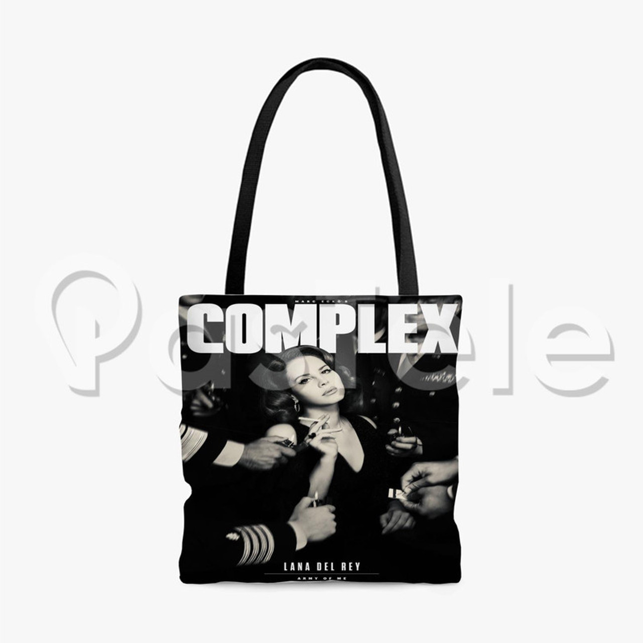 Lana Del Rey Complex Custom Personalized Tote Bag Polyester Cotton