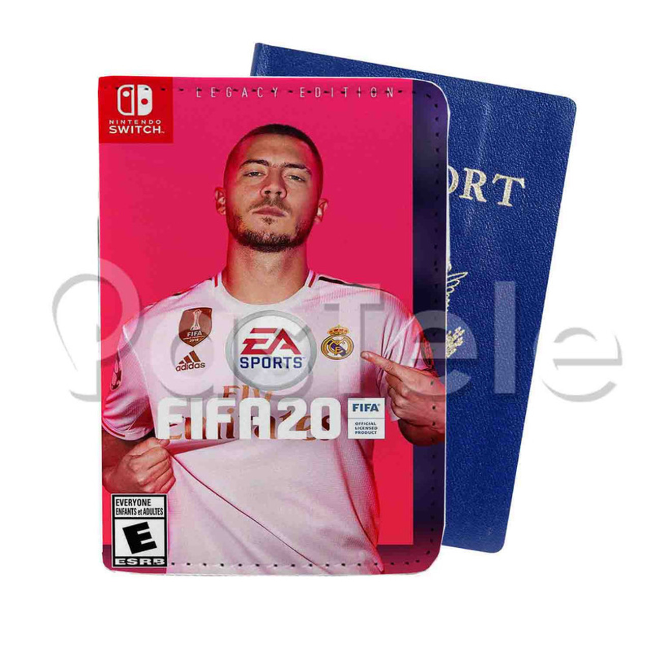 FIFA 20 Legacy Edition Custom PU Leather Passport Travel Baggage