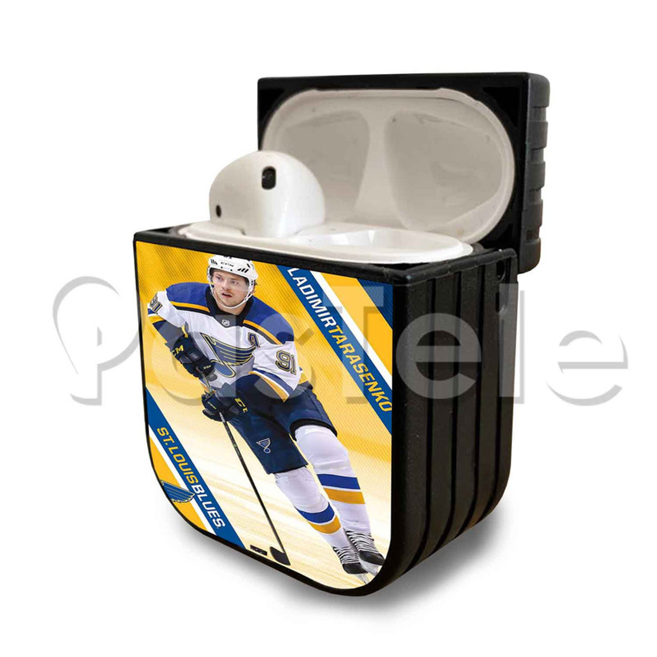 Vladimir Tarasenko Saint Louis Blues NHL Custom Airpods Pro Gen 1 2 Case  Cover Protective