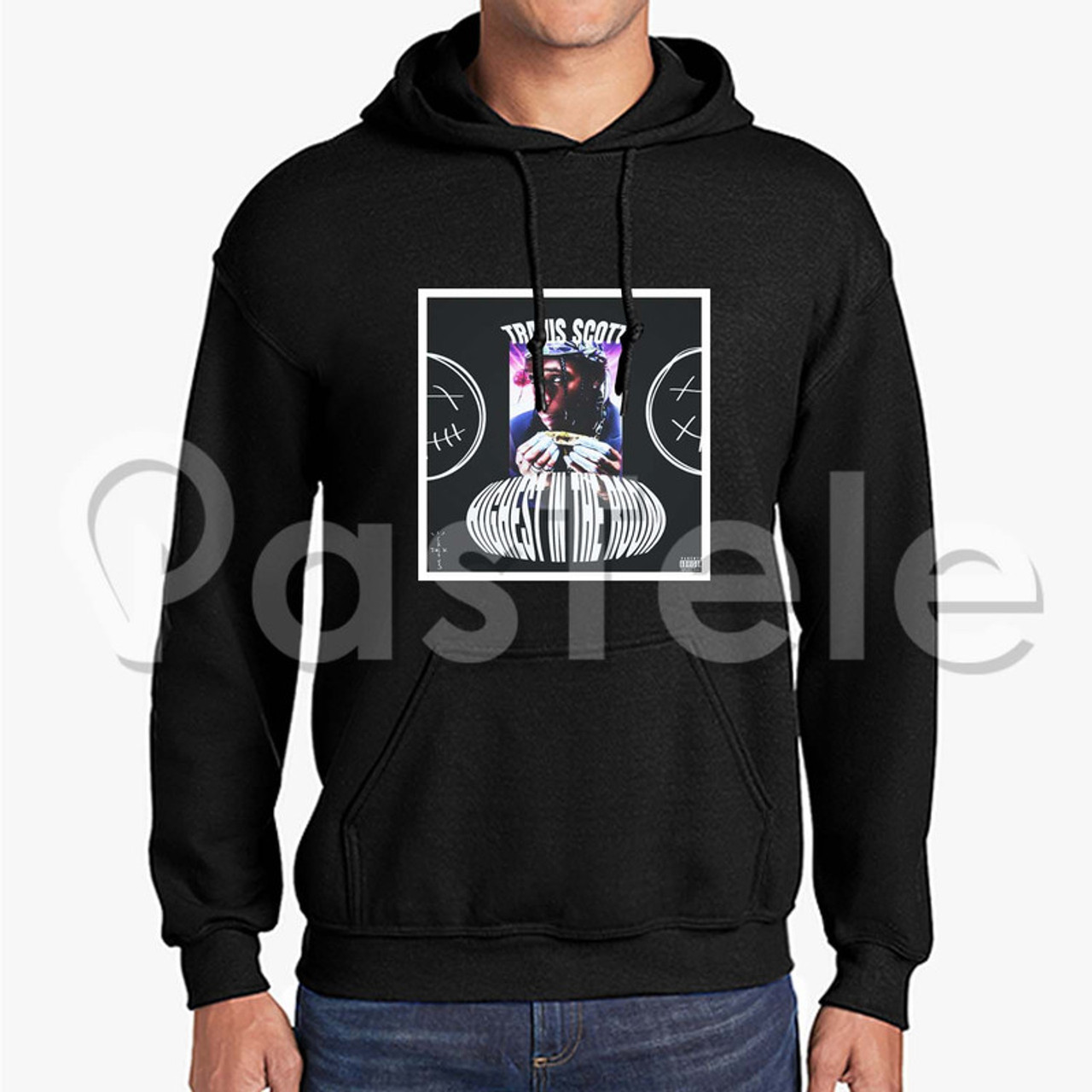 Travis Scott Highest in The Room Custom Unisex Hooded Sweatshirt