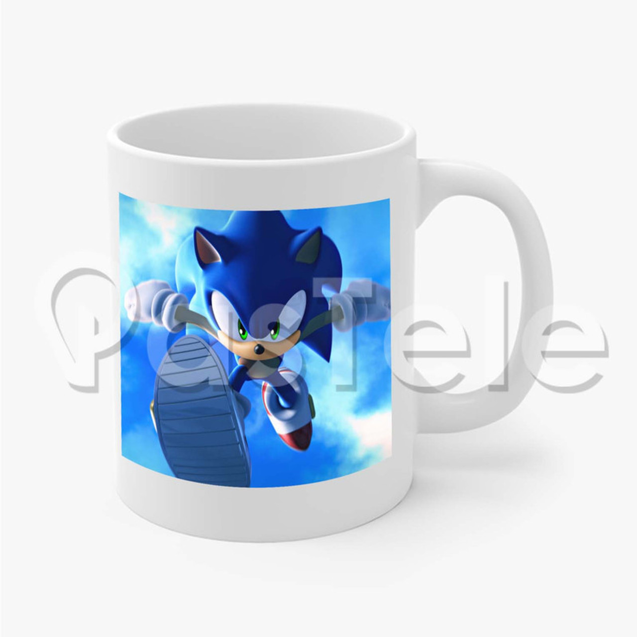 Sonic The Hedgehog Sonic Face Mug - Blue