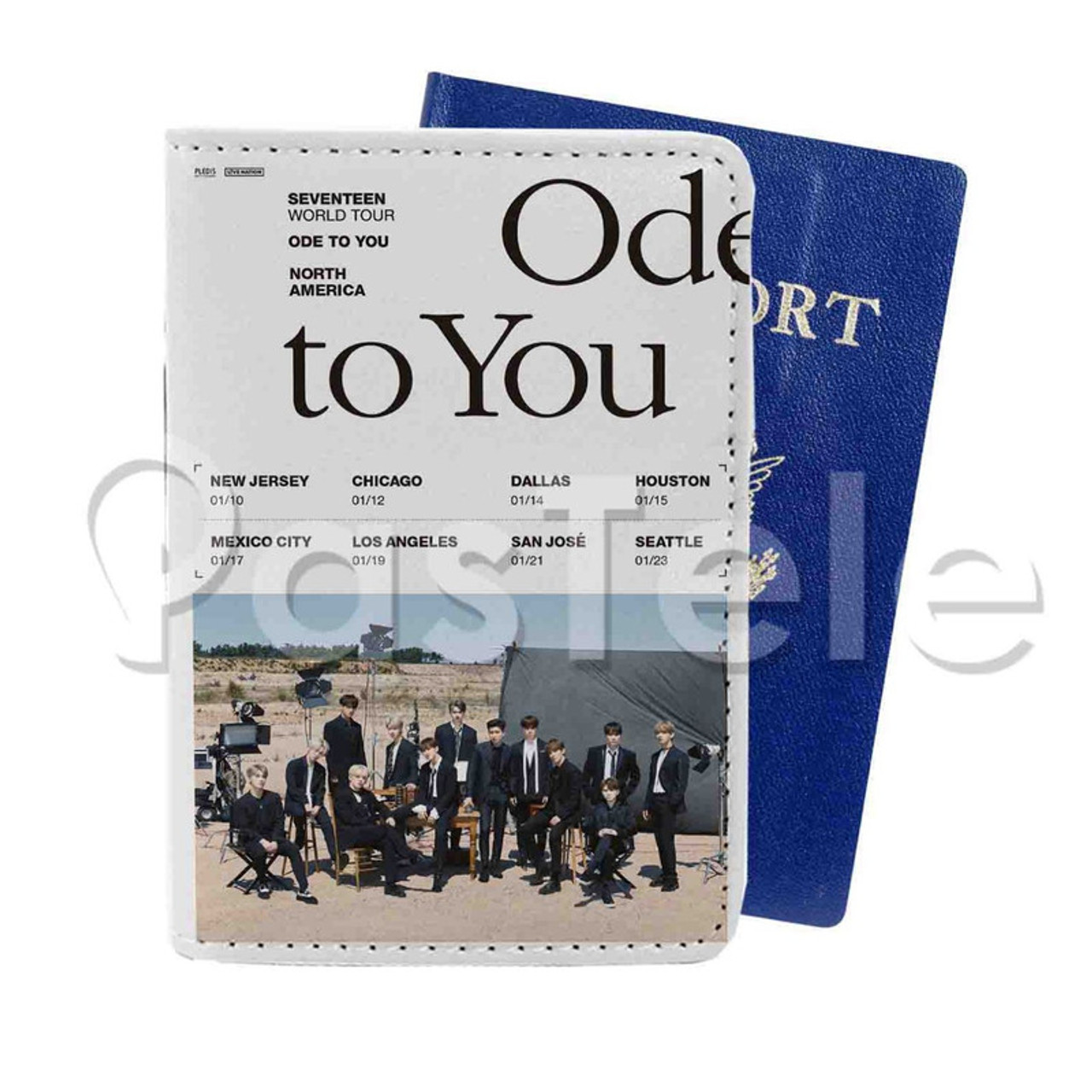 SEVENTEEN World Tour ODE TO YOU Custom Personalized PU Leather