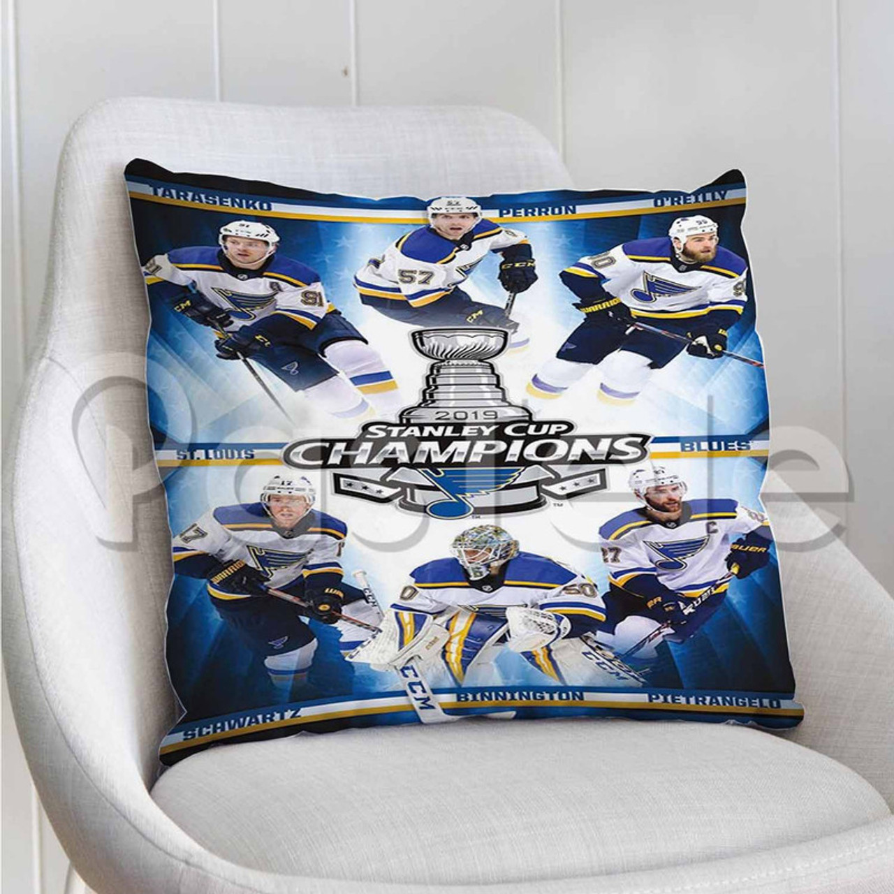 St. Louis Blues Head Rest Cover