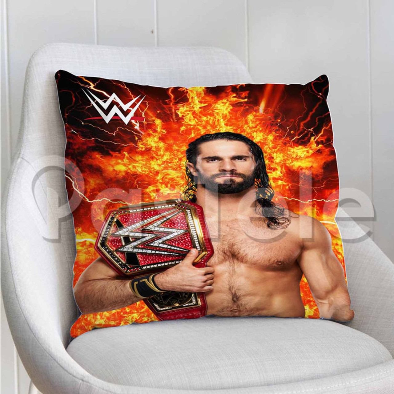 Seth Rollins WWE Custom Personalized Pillow Decorative Cushion