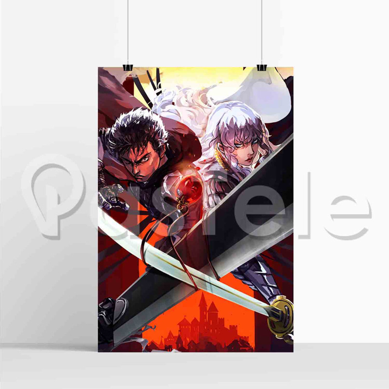Berserk Anime New Custom Silk Poster Print Wall Decor 20 x 13 Inch